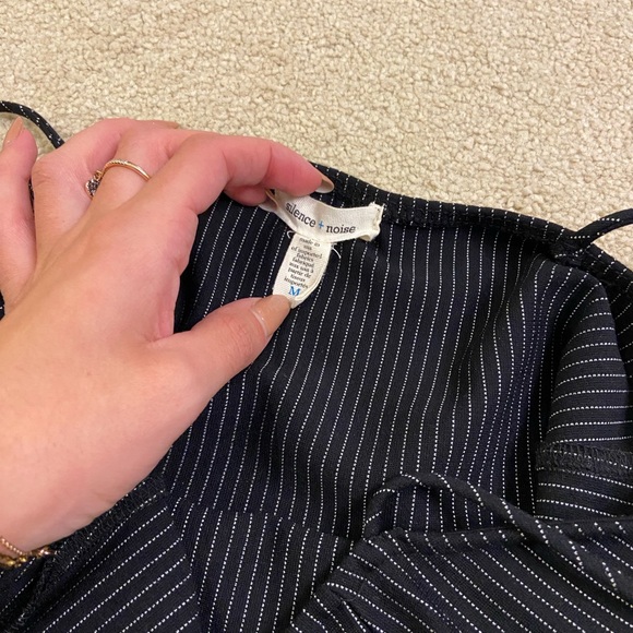 Black striped sundress - Picture 2 of 2